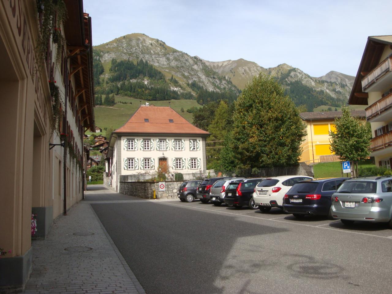Le village de Chateau d'Oex